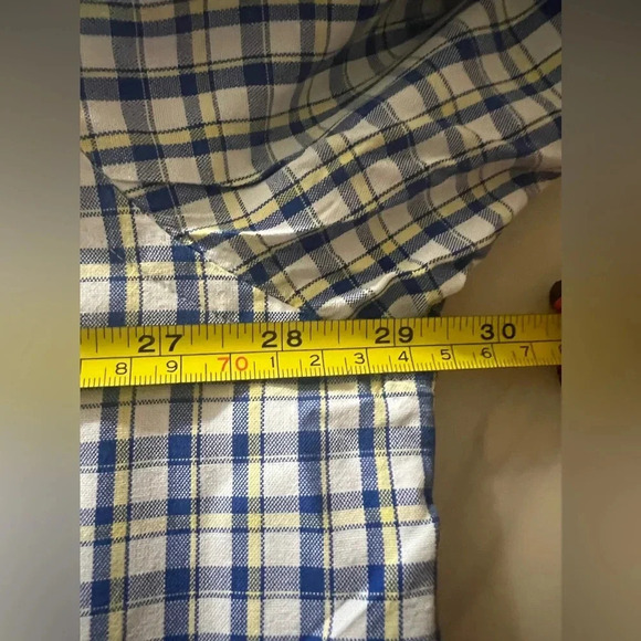 Roundtree & Yorke Men’s Button Down Plaid Size 2XB Cotton Long Sleeve - Picture 7 of 7